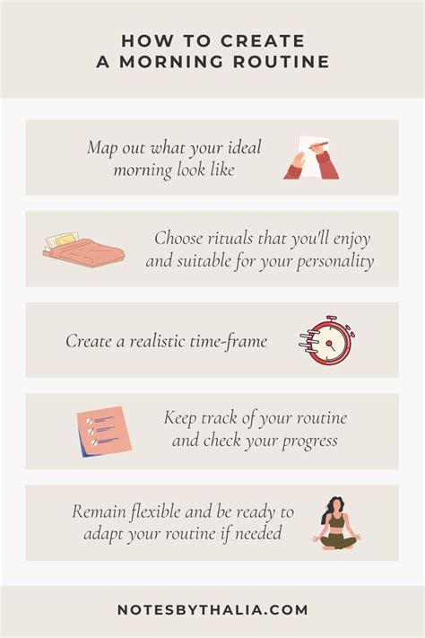 How To Create A Morning Routine Infographic Daily Routine Ideas