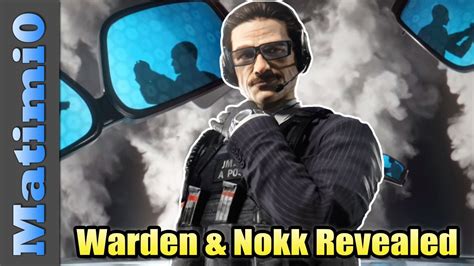 Warden And Nokk Operator Details Rainbow Six Siege Youtube