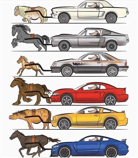 A Fun Look At Mustang Evolution Through The Years Ford Shelby Gt500