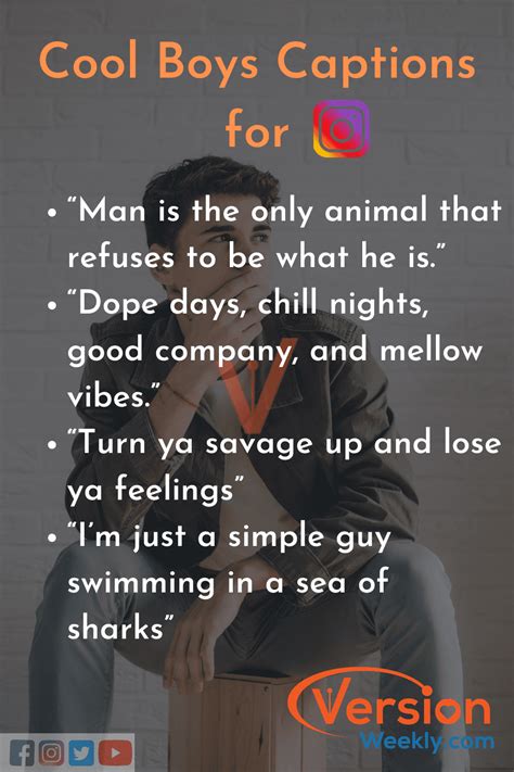 Best Instagram Captions For Boys In 2024 Copy And Paste Cool Funny