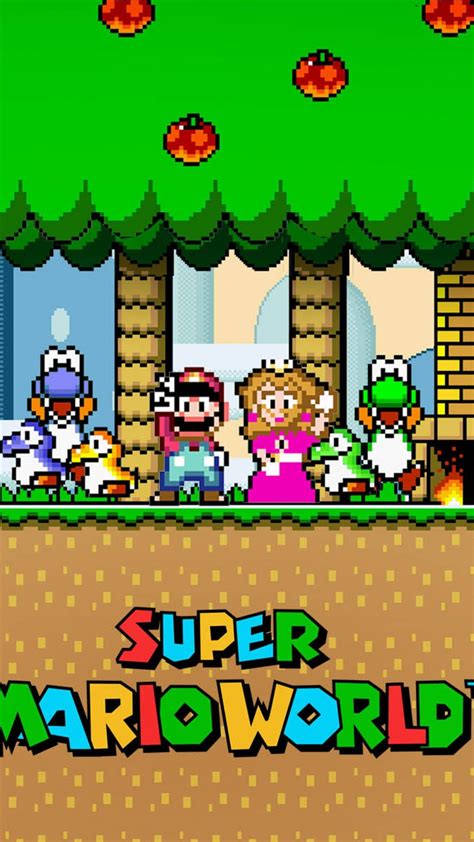 Super Mario World Iphone Wallpapers Top Free Super Mario World Iphone