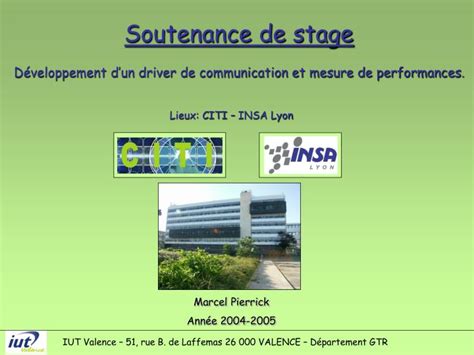 Ppt Soutenance De Stage Powerpoint Presentation Free Download Id