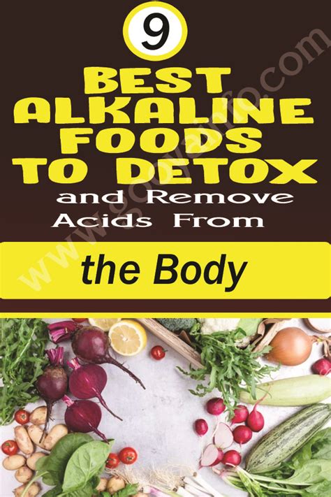 9 Best Alkaline Foods To Detox And Remove Acids From The Body