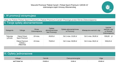 .podczas oglądania meczu w polsat sport premium z widoczną na ekranie telewizora, komputera and 29.04.2021 until 21:00) 2 ️ ⃣. Pakiet Canal+ i Polsat Sport Premium I (2018-1)(1).pdf ...