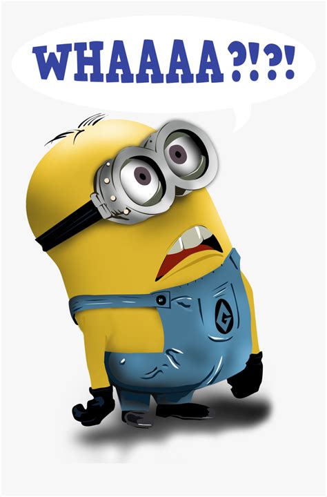 Collection Of Free Minions Confused Minion Hd Png Download Kindpng