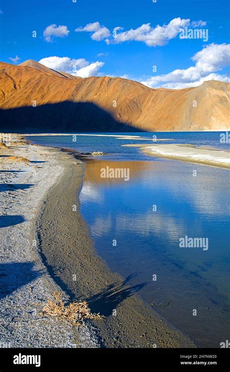 Pangong Lake In Ladakhindia Stock Photo Alamy
