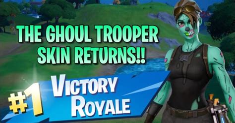 The Ghoul Trooper Returns 12 Elims Fortnite Battle Royale