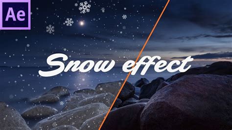 How To Make Snow Effect In After Effects Youtube After Effects