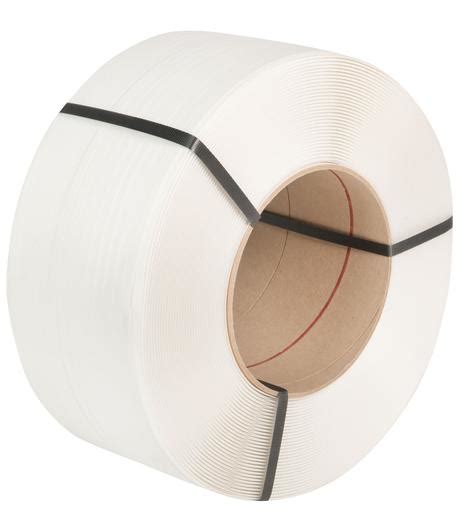 9mm 110kg White Machine Polypropylene Strapping 2 Rolls Per Pack