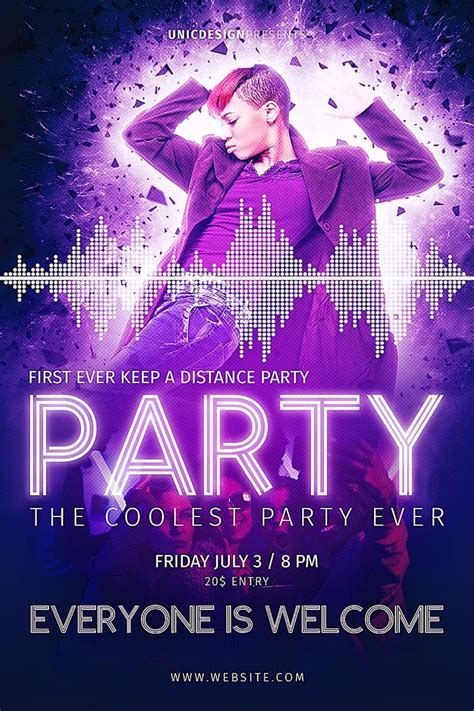 How To Create A Party Flyer Template Psd In Photoshop Photoshop Flyer
