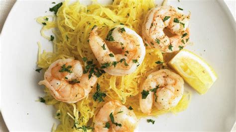 Roasted Shrimp With Spaghetti Squash Recipe Martha Stewart