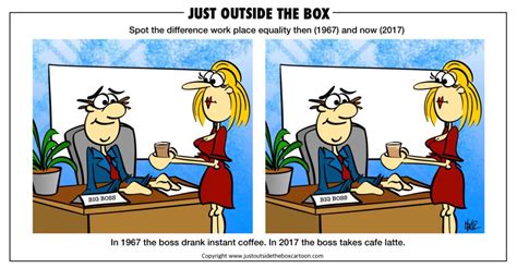 Spot The Difference Just Outside The Box Cartoon