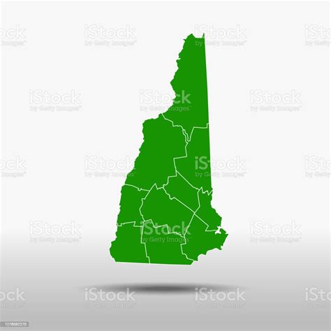Map Of New Hampshire Stock Illustration Download Image Now Abstract