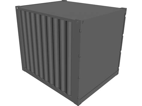 Container 10ft Shipping 3d Cad Model 3d Cad Browser