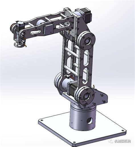 机器人6轴机器人 六轴机械手臂3D图纸 Solidworks设计 含CAD图清单 知乎