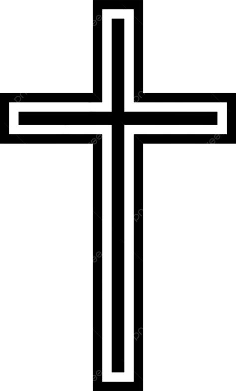 Double Christian Cross Crucifix Symbol Faith Love God Jesus Chrestos