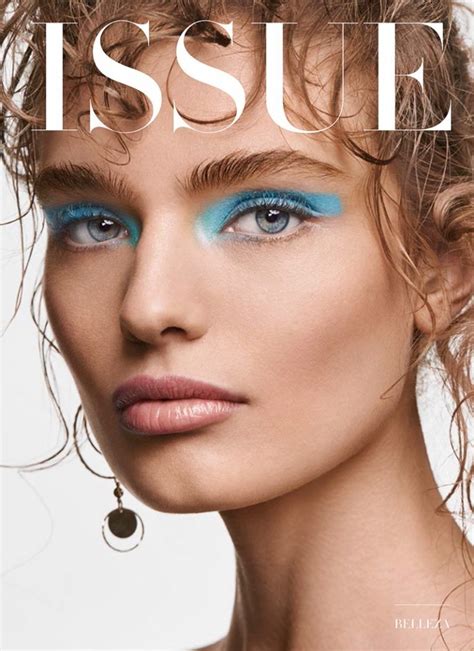 Anna Mila Guyenz Models Glam Makeup Looks For Issue Magazine Makeup