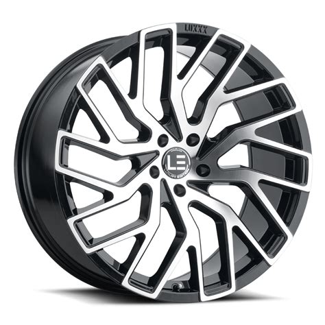 Luxle5 22x9 5x115 20 731 Gloss Black Machine Face Tyres Gator