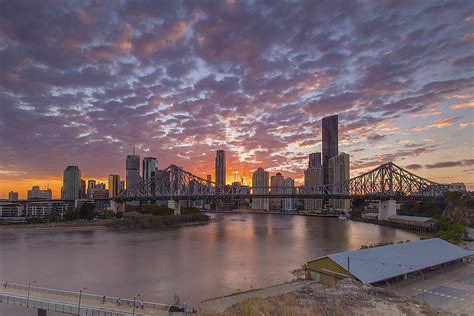 Brisbane City Sunset Photograph By Stephen Waller Pixels
