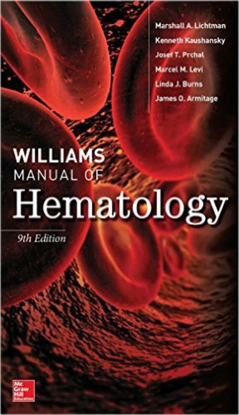 Williams Manual Of Hematology En Laleo