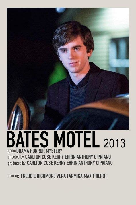 Bates Motel Polaroid Poster By Me Bates Motel Iconic Movie Posters