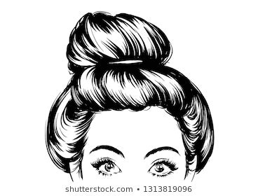Download Messy Hair Bun Images, Stock Photos & Vectors | Shutterstock