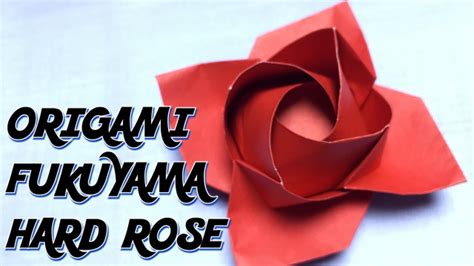 Hard Fukuyama Kawasaki Rose Origami Flores E Cartonagem