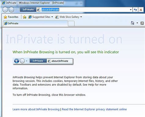 How To Use Inprivate Browsing In Internet Explorer 8