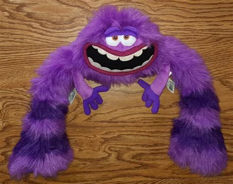 Disney Pixar Monsters Universityinc Art Purple Monster Stuffed Animal