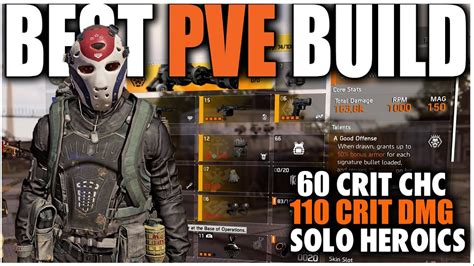 The Division 2 Best Pve Build Solo Player Dream Dps Build In Warlords