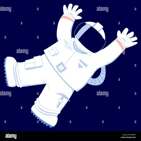 Astronaut Floating In Space Drawing