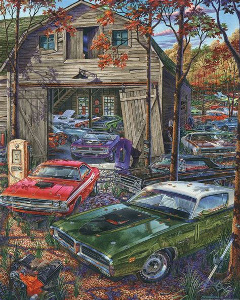 Cars On The Farm Jigsaw Puzzle 1000 Piece Ebay