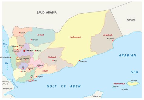Where Is Yemen On The Map World Map