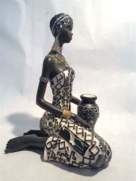African Woman Art Tribal Statue Statue Of Woman Kenyan Etsy
