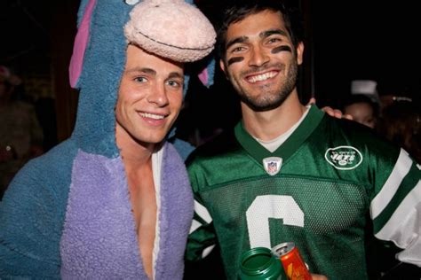 7 Years Of Colton Haynes Outrageous Halloween Costumes From Eeyore To
