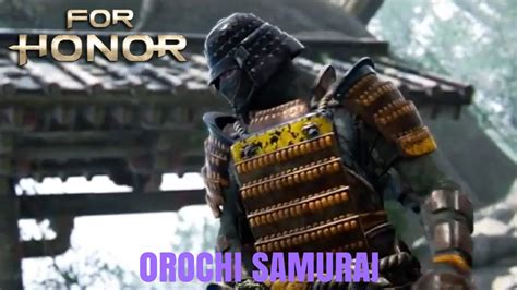 For Honor Orochi Samurai Faction Multiplayer Gameplay Trailer Review