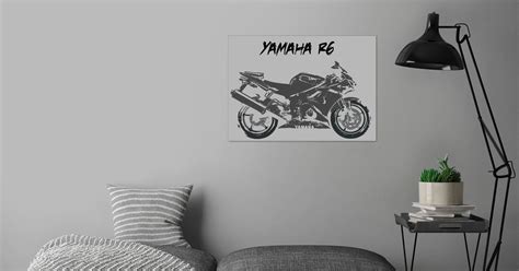 Yamaha R6 Poster By Fidovka Displate