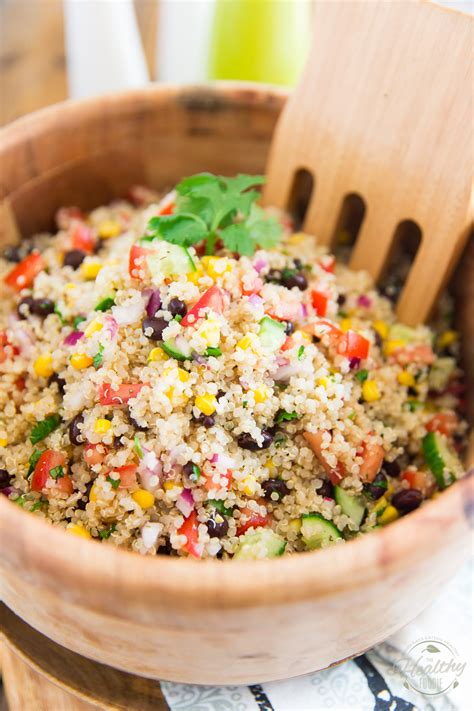 Mediterranean Quinoa Salad The Healthy Foodie