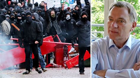 G20 Demo Linken Politiker Jan Van Aken Spricht Sich Nicht Gegen Gewalt