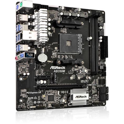 Asrock Ab350m Amd B350 Soam4 Dual Channel Ddr4 Matx Retail Amd