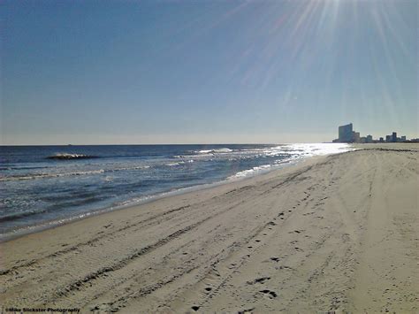 Brigantine Beach Nj Atlantic City Is In The Background On The Right