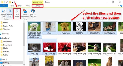 How To Start A Picture Slideshow In Windows 10 With Windows Explorer