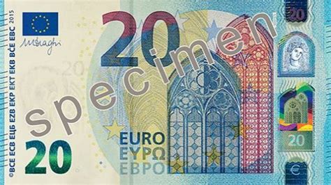Un Nouveau Billet De Vingt Euros Pour Contrer Les Contrefaçons Rtbfbe