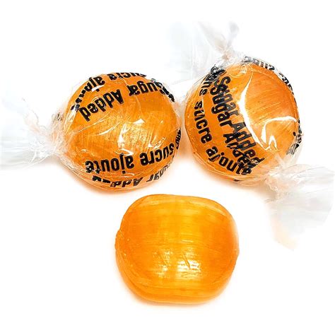 Sweetgourmet Sugar Free Orange Mini Buttons Isomalt No Sugar Added