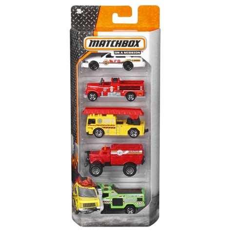 Matchbox 5 Car Pack Mattel Shop Playset Hot