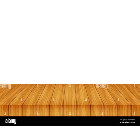 Wood Table Top View Vector Invisible Death