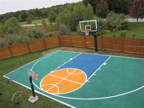 Small Backyard Basketball Court Ideas Referent Power