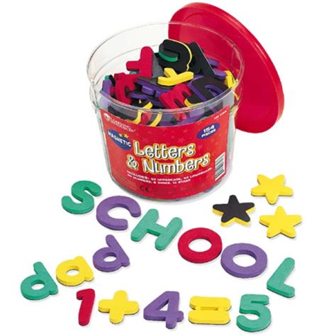 Magnetic Foam Letters And Numbers Deluxe Set Learning Resources