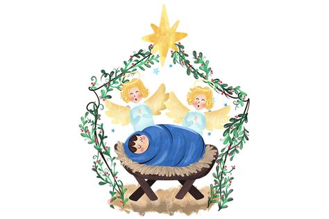 Nativity Manger Scene Baby Jesus Png Graphic By LemonkaStore Creative Fabrica