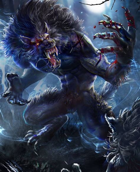 Pin By Phil Warwick On Creatures Of The Night Werewolf Art Werewolf